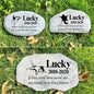 Zatanmulo Personalized Pet Memorial Stone, Garden Memorial Stone Personalized, Flying Squirrel Headstone, Flying Squirrel Tombstone, Memorial Plaque Outdoor, Garden Stepping Stone (Flying Squirrel)