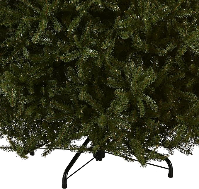 National Tree Company 12 ft Unlit Dunhill Fir Artificial Full Christmas Tree, 7,794 Tips, Includes Stand, Green