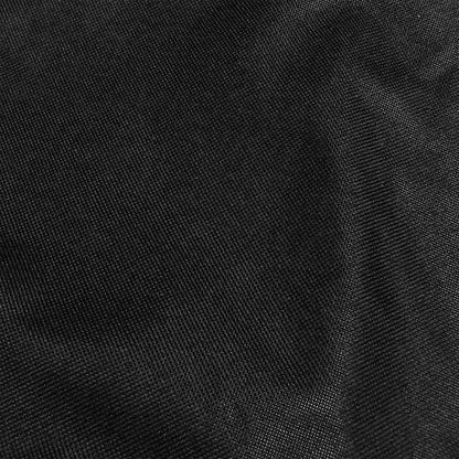 Sunnydaze Round Outdoor Fire Pit Cover - Heavy-Duty 300D Polyester and PVC with Drawstring Closure - Black - 58-Inch