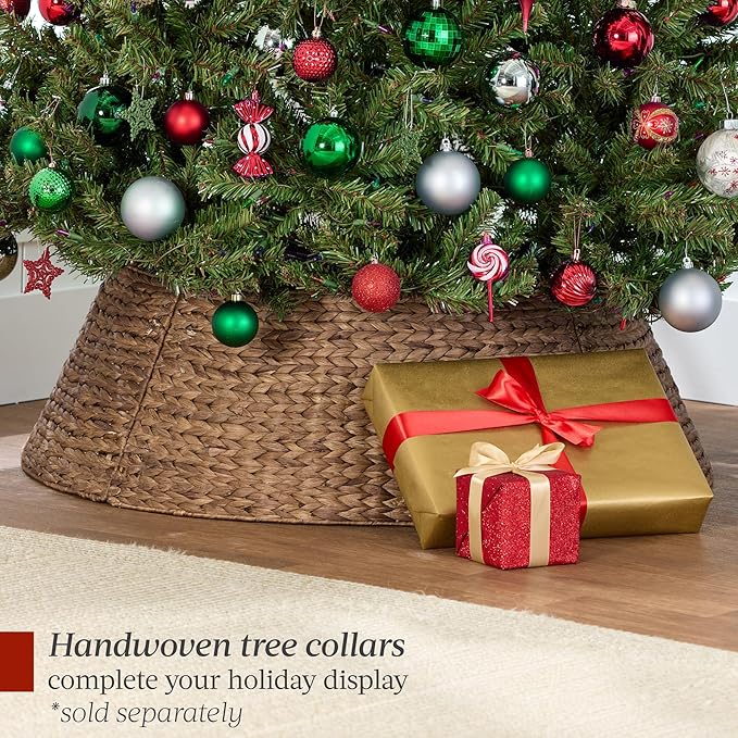 Best Choice Products Artificial Christmas Tree, 4.5ft Premium Pre-Lit Realistic Spruce Holiday Décor w/Dense Branches, Metal Base - Green Spruce