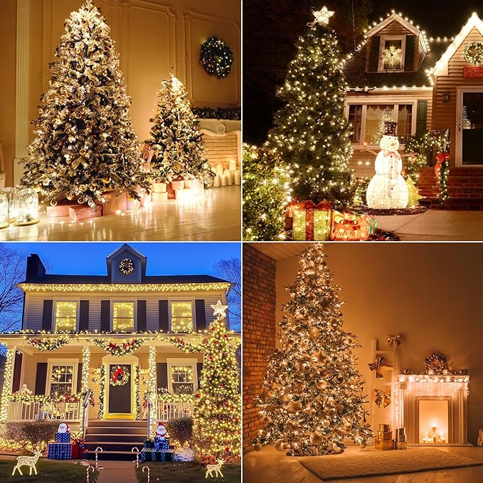 Upgraded 70Ft 200 LED Fairy Lights Battery Operated with Remote & Timer, Waterproof Christmas String Lights Outdoor Indoor, Battery Twinkle Lights for Bedroom, Classroom, Xmas, Parties, Wedding, Decor