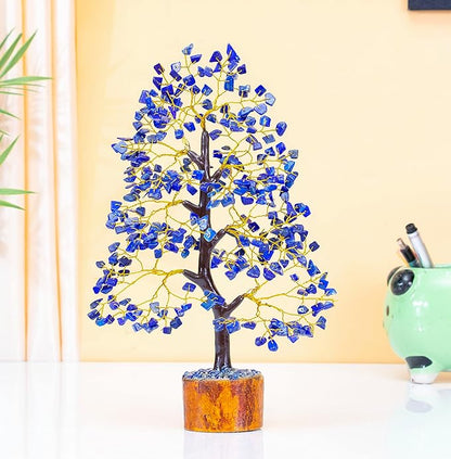 Lapis Lazuli Tree - Crystal Tree - Chakra Tree of Life - Gemstone Tree - Feng Shui Tree - Money Tree - Chakra Decor - Crystal Gift - Healing Crystals - Spiritual Gift - Home Decor - Positive Energy