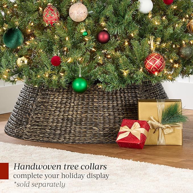 Best Choice Products Douglas Fir Christmas Tree, 9ft Pre-lit Artificial Full Fir Lighted Holiday Decoration w/Warm White Lights, Metal Stand