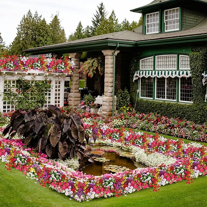 14 Bundles Fake Mums Fake Plants Artificial Mums for Outdoors Artificial Flowers for Yard Porch Home Garden Fall Indoor Outdoor Decor(Mixed)