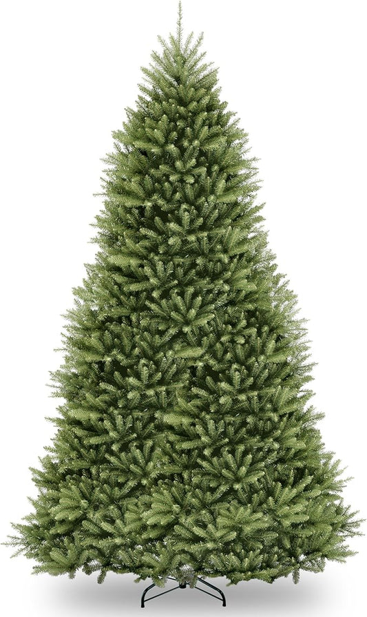 National Tree Company 14 ft Unlit Dunhill Fir Artificial Full Christmas Tree, 10,874 Tips, Includes Stand, Green