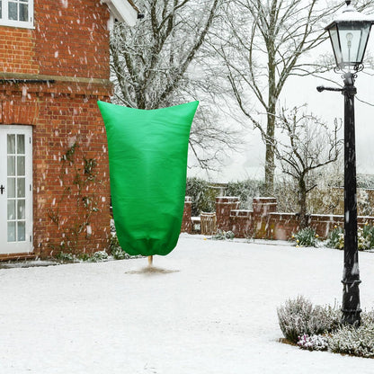 SCRUBIT Plant Covers Freeze Protection, 78"W x 94"H Frost Cloths for Outdoor Plants & Fruit Trees with Zipper and Drawstring, Thick Winter Plant Covers - Tree Frost Blankets for Shrubs