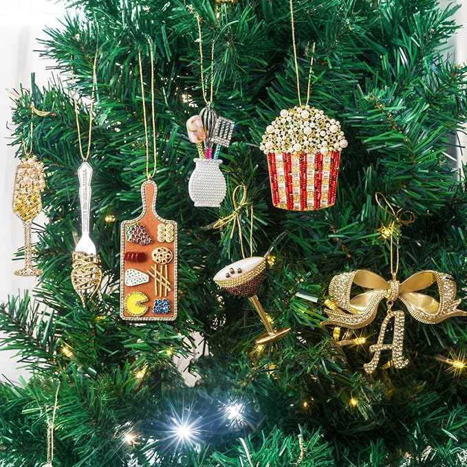 2025 Christmas Espresso Martini Ornaments, Christmas Tree Ornament, Hanging Christmas Decoration Gifts for Sisters Mom Grandparent Women Men