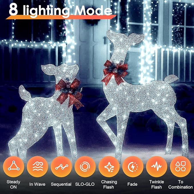 Christmas Lights 1200 LED 394 FT, IP67 Waterproof Christmas Tree Lights with 8 Modes, Outdoor String Lights with Timers & Memory Function, Xmas Light for Holiday Decor (Cool White)