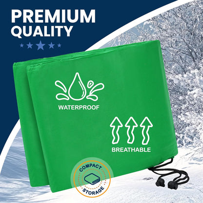 SCRUBIT Plant Covers Freeze Protection, 47.2" W x 70.8" H Frost Cloths for Outdoor Plants & Fruit Trees with Zipper and Drawstring, Thick Winter Plant Covers - 2 Pack Tree Frost Blankets for Shrubs