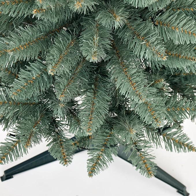 Pre-Lit Artificial Christmas Tree 4Ft, Battery Operated Desktop Xmas Tree with 70 LED 210 Branch Tips Mini Christmas Tree Decoration Indoor Outdoor