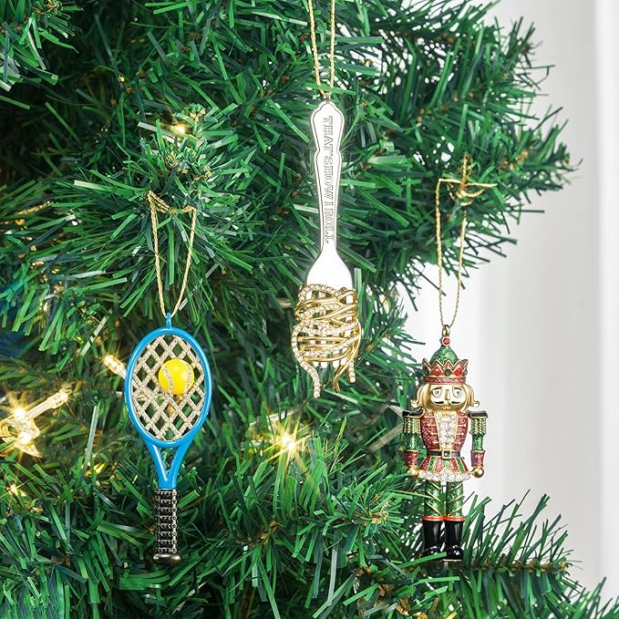 2025 Christmas Nutcracker Ornament, Metal Hanging Nutcracker Ornaments, Nutcracker Christmas Ornament Gifts for Sisters Mom Grandparent Women Men