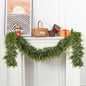 6 FT Real Touch Christmas Garland for Holiday Indoor Outdoor Decor,Cedar Garland,Cypress Garlands,Real Touch Pine Garlands,Thick and Lush for Home Dining Table Mantel Porch Christmas Decor. ﻿
