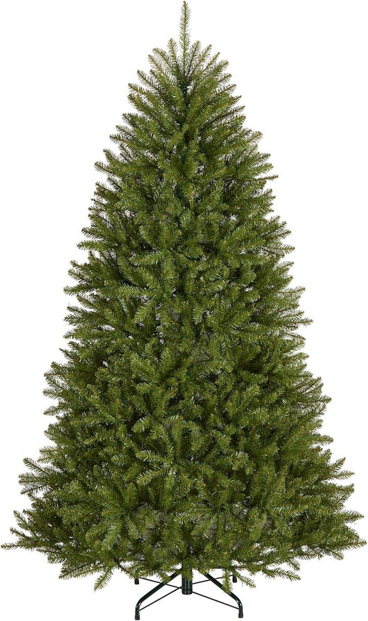 National Tree Company 7 ft Unlit Dunhill Fir Full Artificial Christmas Tree, 2,144 Tips, Includes Stand, Green