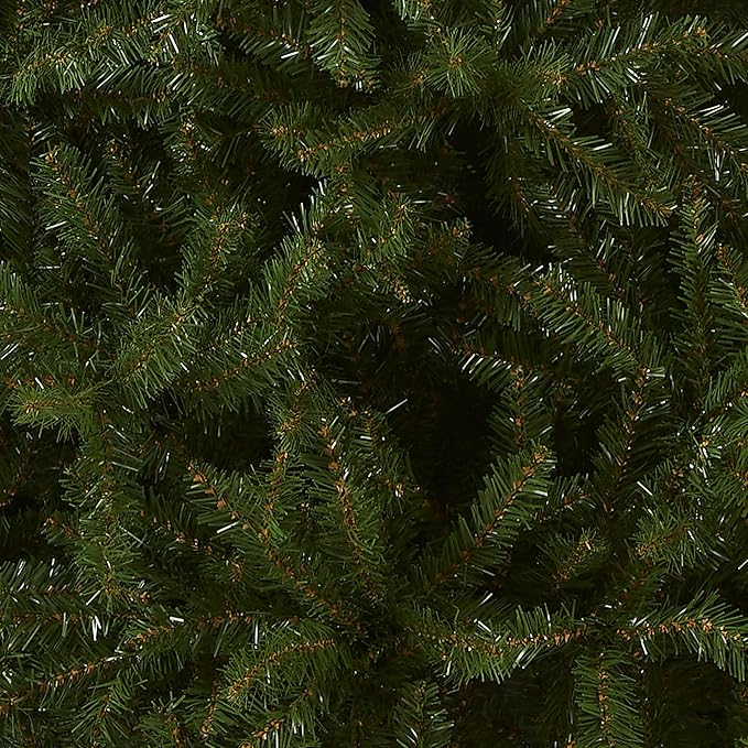 National Tree Company Artificial Full Christmas Tree, Green, Dunhill Fir, Includes Stand, 9 Feet & Company Artificial Full Christmas Tree, Black, North Valley Spruce, Includes Stand, 6.5 Feet