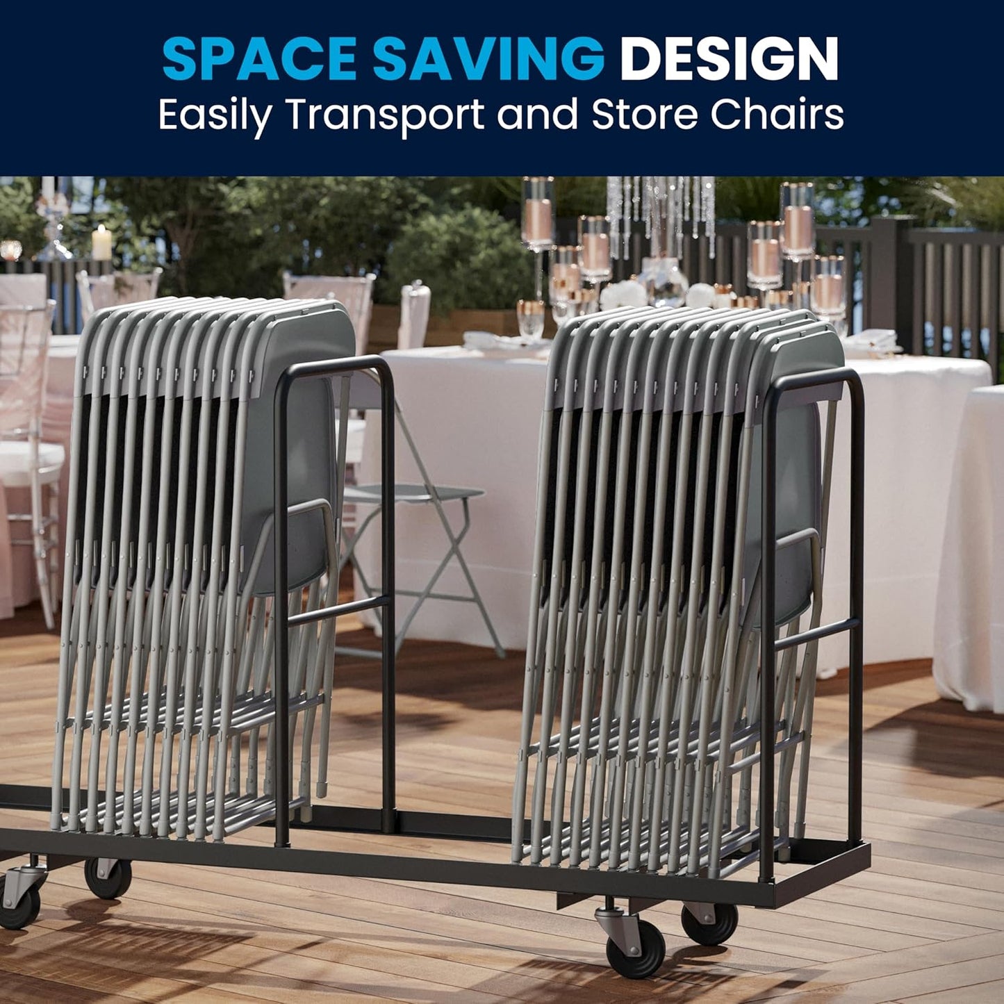 Flash Furniture Hercules Series Plastic Folding Chair - Grey - 6 Pack 650LB Weight Capacity Comfortable Event Chair-Lightweight Folding Chair