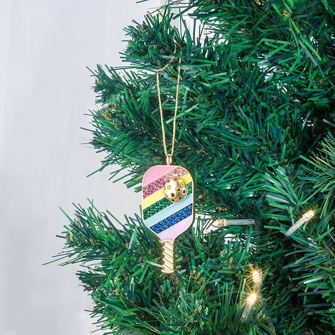 2025 Christmas Pickleball Paddles Ornaments, Christmas Tree Ornament, Hanging Ornaments Pickleball Ornament Gifts for Sisters Mom Grandparent Women Men