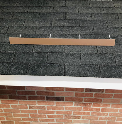 Eagle 1-26 Gauge 5 Foot Rain Diverter - Nails and Instructions Included (Mill Finish Aluminum, Copper, Galvanized, Stainless Steel & More) (2, Brown)