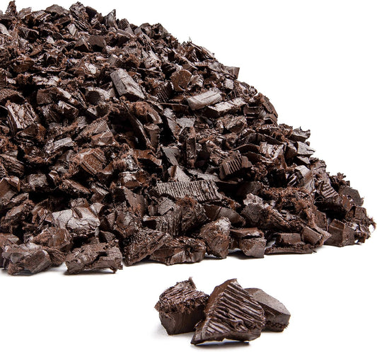 Playsafer Rubber Mulch Nuggets Protective Flooring for Playgrounds, Swing-Sets, Play Areas, and Landscaping (2,000 LBS - 77 CU. FT, Brown)