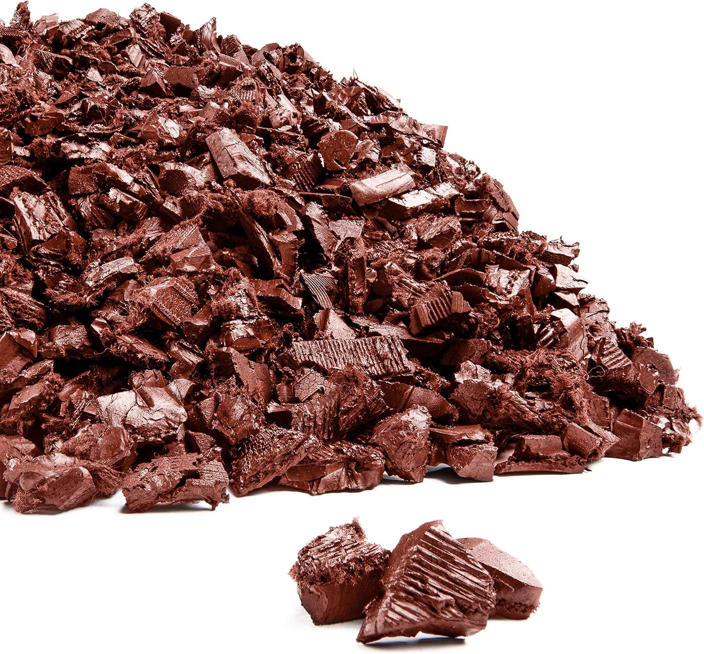 Playsafer Rubber Mulch Nuggets Protective Flooring for Playgrounds, Swing-Sets, Play Areas, and Landscaping (1,000 LBS - 39 CU. FT., Red)